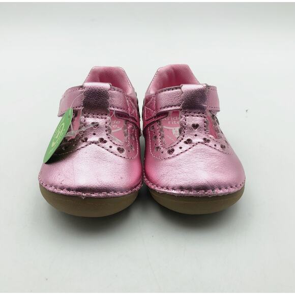 Stride Rite Girls Adira Flat Size 5 Pink Fuchsia Toddler Shoe Mary Jane NIB - Picture 5 of 11